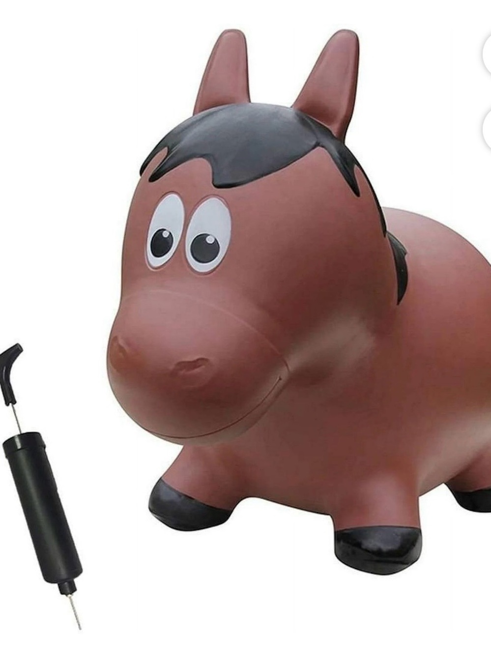 Bouncy Hopper Inflatable Ride-On Toy - Brown